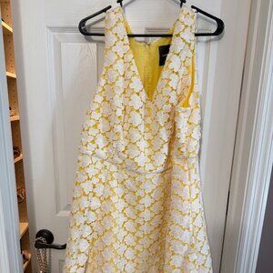 ModCloth Yellow Floral Lace Dress – Size 2X